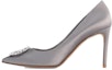 Buy (W) Louis Vuitton Met Kasut Tumit Tinggi Slip-On 'Kelabu' 9cm 1AC7D0