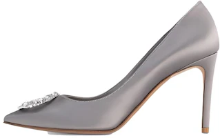 (Women) Louis Vuitton Met Pointed Toe Slip-On Stiletto Heels 'Grey' 9cm 1AC7D0 (Women) Louis Vuitton Met Pointed Toe Slip-On Stiletto Heels 'Grey' 9cm 1AC7D0