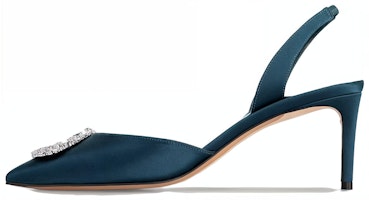 (Women) Louis Vuitton Met Pointed Toe Slip-On Stiletto Heels 'Blue' 6.5cm 1ACBHZ (Women) Louis Vuitton Met Pointed Toe Slip-On Stiletto Heels 'Blue' 6.5cm 1ACBHZ