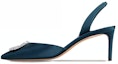 Buy (W) Louis Vuitton Met Tumit Runcing Slip-On Stiletto 'Biru' 6.5cm 1ACBHZ