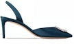 Order (W) Louis Vuitton Met Tumit Runcing Slip-On Stiletto 'Biru' 6.5cm 1ACBHZ
