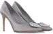 (W) Louis Vuitton Met Kasut Tumit Tinggi Slip-On 'Kelabu' 9cm 1AC7D0