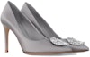 Lookbook (W) Louis Vuitton Met Kasut Tumit Tinggi Slip-On 'Kelabu' 9cm 1AC7D0