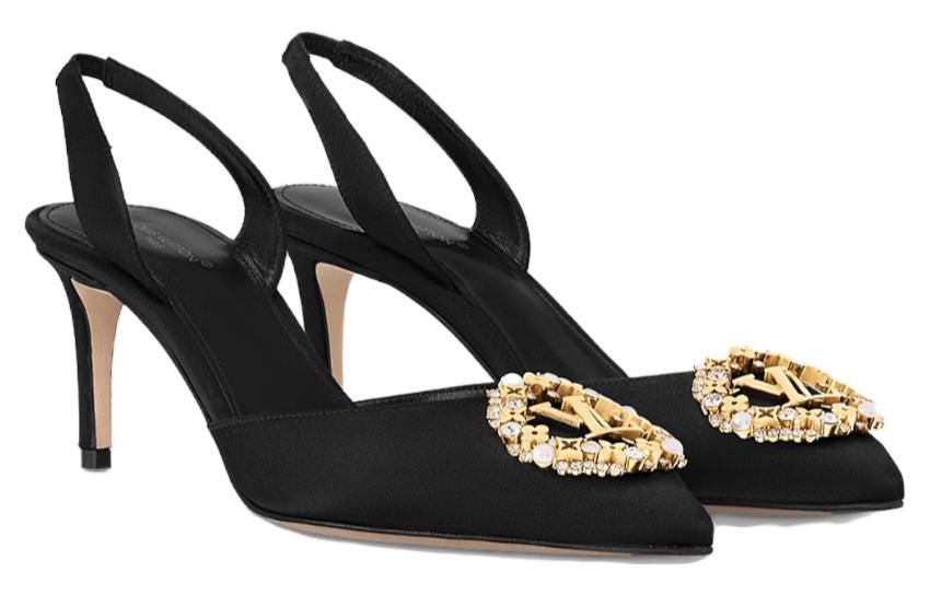 Lookbook (W) 路易威登尖头细高跟懒人鞋'黑色' 1ACBEN