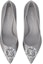 Shop (W) Louis Vuitton Met Kasut Tumit Tinggi Slip-On 'Kelabu' 9cm 1AC7D0