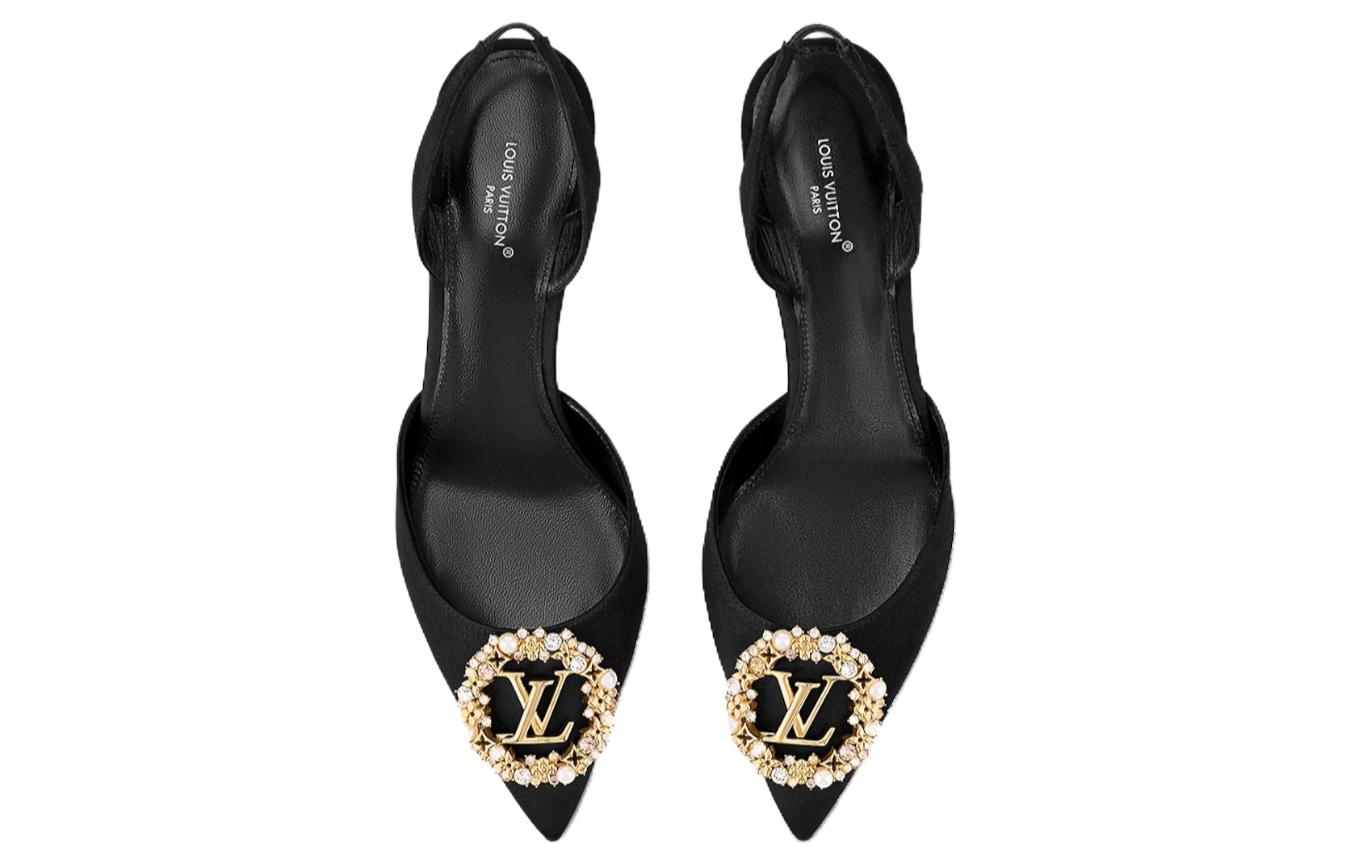 Shop (W) 路易威登尖头细高跟懒人鞋'黑色' 1ACBEN