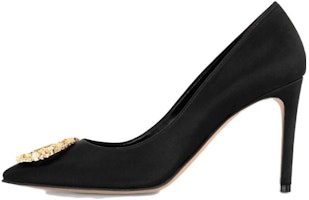 (Women) Louis Vuitton Met Pointed-Toe Slip-On Stiletto Heels 'Black' 1AC7BB (Women) Louis Vuitton Met Pointed-Toe Slip-On Stiletto Heels 'Black' 1AC7BB
