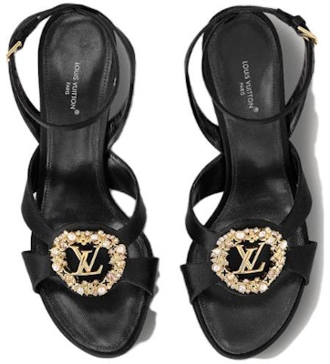 (Women) Louis Vuitton Met Sandals 'Black Comfort Trend' 1ACAIM Shop (Women) Louis Vuitton Met Sandals 'Black Comfort Trend' 1ACAIM
