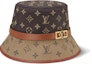 Order (W) 루이비통 메탈 로고 코튼 버킷햇 여성 브라운. M7277M