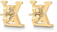 Lookbook (Women) LOUIS VUITTON Metal Logo Fashion Earrings for Women M00743