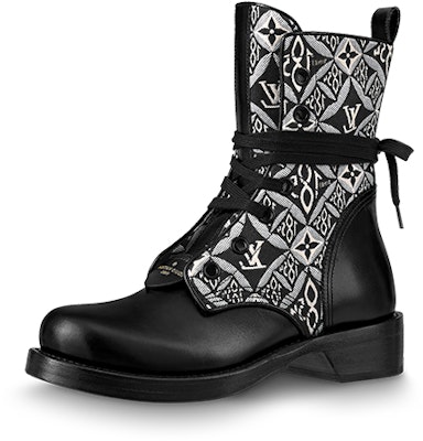 (Women) Louis Vuitton Metropolis Boots 'Black White Monogram' 1A8DEY Buy (Women) Louis Vuitton Metropolis Boots 'Black White Monogram' 1A8DEY