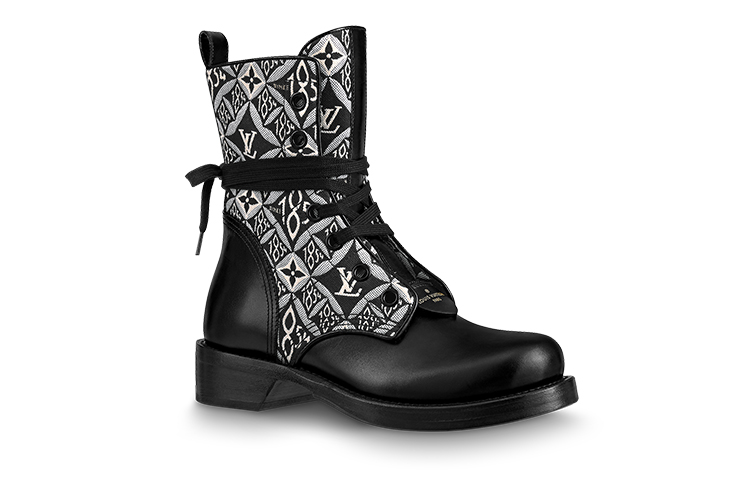 Order (W) 路易威登大都会靴子'黑白花纹' 1A8DEY