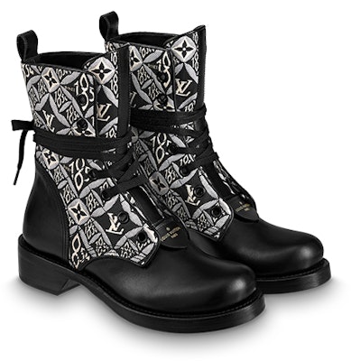(Women) Louis Vuitton Metropolis Boots 'Black White Monogram' 1A8DEY Lookbook (Women) Louis Vuitton Metropolis Boots 'Black White Monogram' 1A8DEY