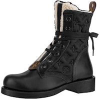(Women) Louis Vuitton Metropolis Flat Boot 'Black' 1A95WZ (Women) Louis Vuitton Metropolis Flat Boot 'Black' 1A95WZ