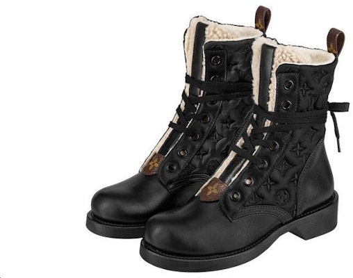 (Women) Louis Vuitton Metropolis Flat Boot 'Black' 1A95WZ Lookbook (Women) Louis Vuitton Metropolis Flat Boot 'Black' 1A95WZ