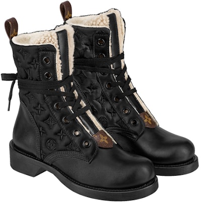 (Women) Louis Vuitton Metropolis Flat Boot 'Black' 1A95WZ Shop (Women) Louis Vuitton Metropolis Flat Boot 'Black' 1A95WZ
