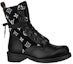 Order (W) But Louis Vuitton Metropolis Flat Ranger Boots 'Hitam dengan Monogram Putih' 1A95Z4