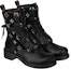 Lookbook (W) But Louis Vuitton Metropolis Flat Ranger Boots 'Hitam dengan Monogram Putih' 1A95Z4