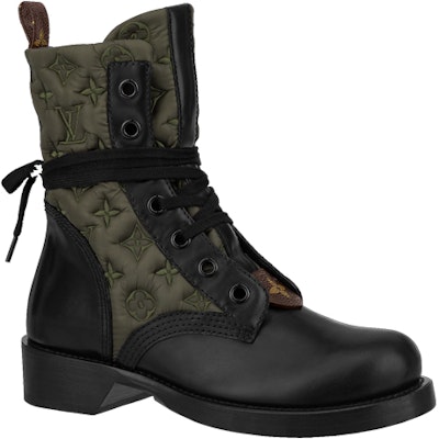(Women) Louis Vuitton Metropolis Flat Ranger Shoes 'Olive Green Monogram with Black' 1A952D Order (Women) Louis Vuitton Metropolis Flat Ranger Shoes 'Olive Green Monogram with Black' 1A952D