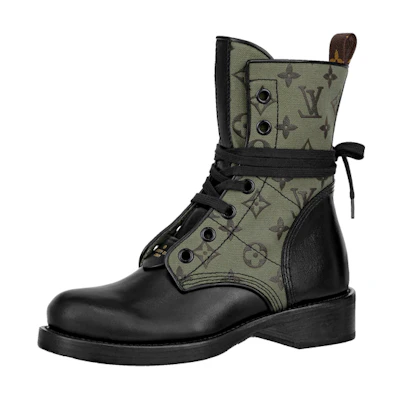 (W) LV Metropolis High Top 'Khaki Logo Patchwork'