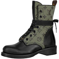 (Women) Louis Vuitton Metropolis High Top 'Khaki Logo Patchwork' 1A8G0E (Women) Louis Vuitton Metropolis High Top 'Khaki Logo Patchwork' 1A8G0E