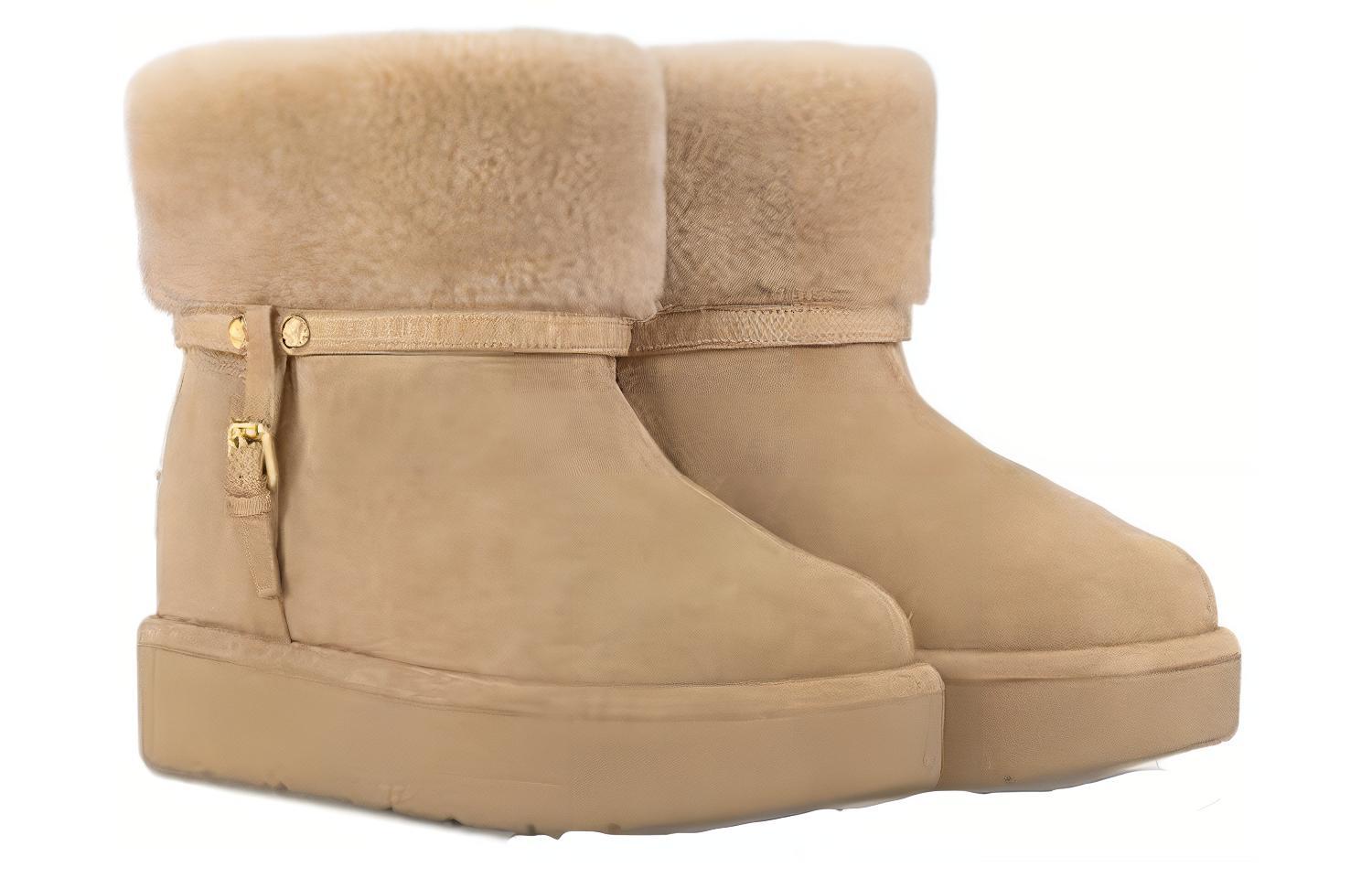 Lookbook (Women) Louis Vuitton Mid-Cut Snow Boot 'Beige Comfort' 1AC79G