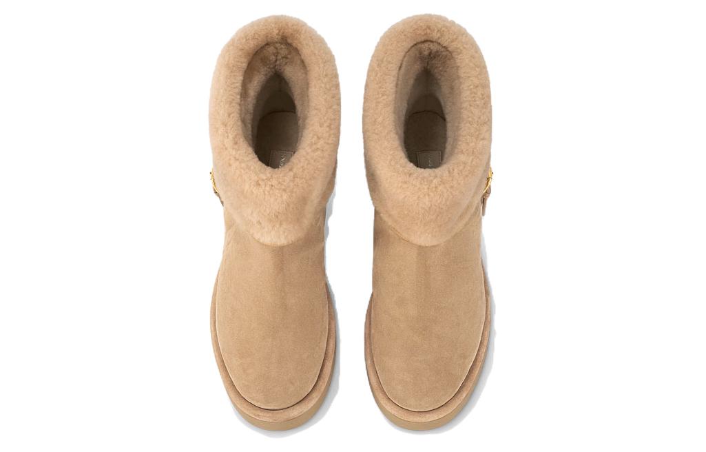 Shop (Women) Louis Vuitton Mid-Cut Snow Boot 'Beige Comfort' 1AC79G