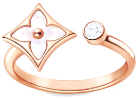 Order (W) Cincin LOUIS VUITTON Mini Star Elegant - Emas Rose. Q9S80D