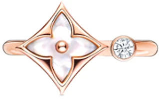 Lookbook (W) Cincin LOUIS VUITTON Mini Star Elegant - Emas Rose. Q9S80D