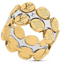 (Women) Louis Vuitton Minimalist Fashion Metal Letter Ring Gold for Women. MP355M (Women) Louis Vuitton Minimalist Fashion Metal Letter Ring Gold for Women. MP355M