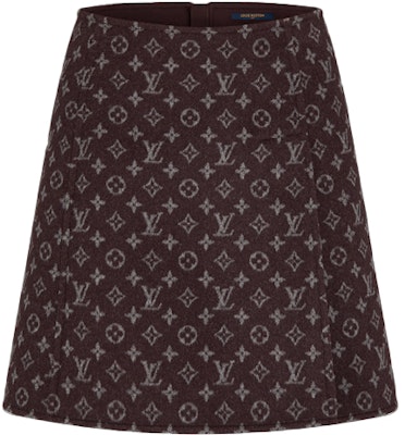 (W) LOUIS VUITTON Skirt Monogram A-Line Coklat Wanita Kasual. 1A90Z6 Order (W) LOUIS VUITTON Skirt Monogram A-Line Coklat Wanita Kasual. 1A90Z6