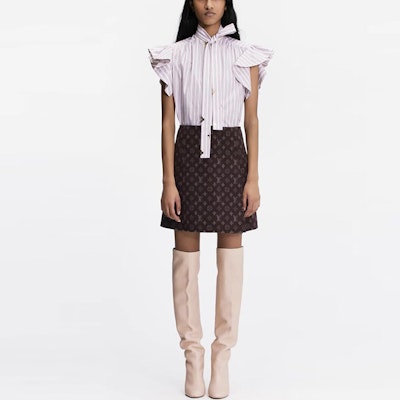 (W) LOUIS VUITTON Skirt Monogram A-Line Coklat Wanita Kasual. 1A90Z6 Purchase (W) LOUIS VUITTON Skirt Monogram A-Line Coklat Wanita Kasual. 1A90Z6