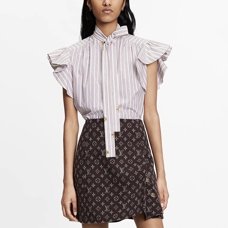 Details for (W) LOUIS VUITTON Skirt Monogram A-Line Coklat Wanita Kasual. 1A90Z6