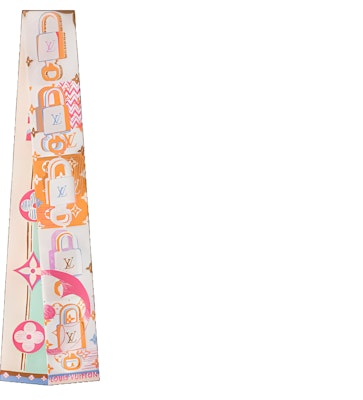 (Women) Louis Vuitton Monogram Arty LV Unlocked Floral Lock Headband Multicolor M78497 Buy (Women) Louis Vuitton Monogram Arty LV Unlocked Floral Lock Headband Multicolor M78497