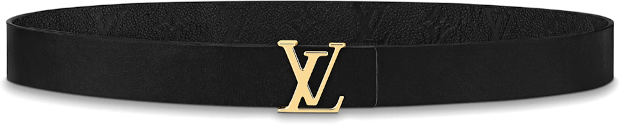 (W) Cinturón de Cuero Negro Louis Vuitton con Hebilla Monograma Ancho 3cm MO328W Shop (W) Cinturón de Cuero Negro Louis Vuitton con Hebilla Monograma Ancho 3cm MO328W