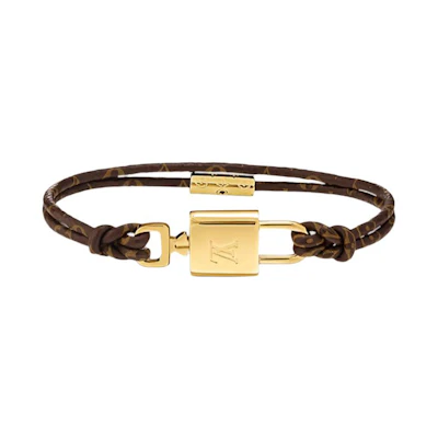 (Women) LOUIS VUITTON Monogram Canvas Bracelet Gold Accessory. M8275E