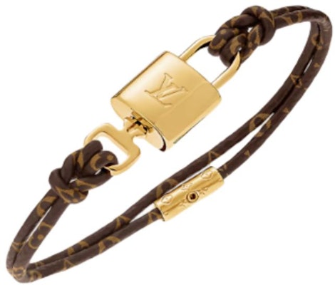 (W) 루이 비통 모노그램 캔버스 브레이슬릿 골드 액세서리. M8275E Lookbook (W) 루이 비통 모노그램 캔버스 브레이슬릿 골드 액세서리. M8275E