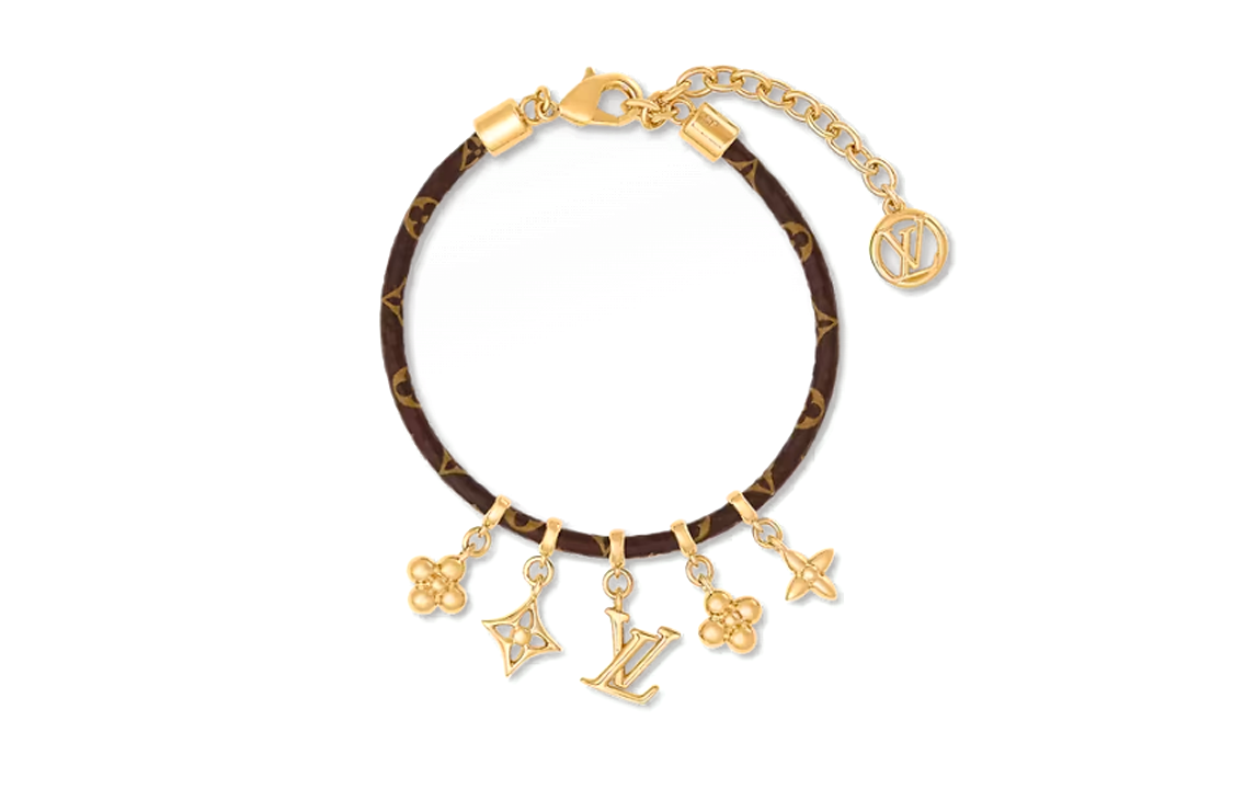 (Women) Louis Vuitton Monogram Canvas Metal Bracelet  Brown. M8433Z 圖 2