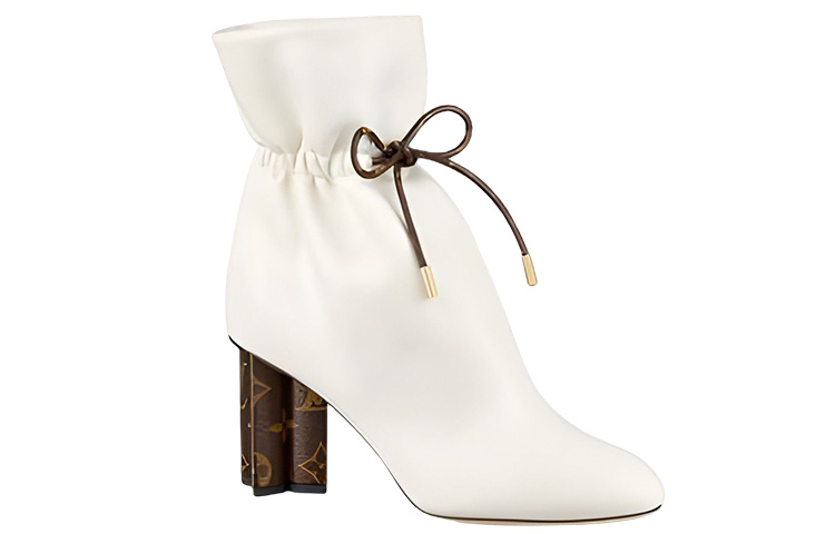Order (W) Bottes Courtes Louis Vuitton Monogram Toile ''Cuir Blanc'' 1A94SN
