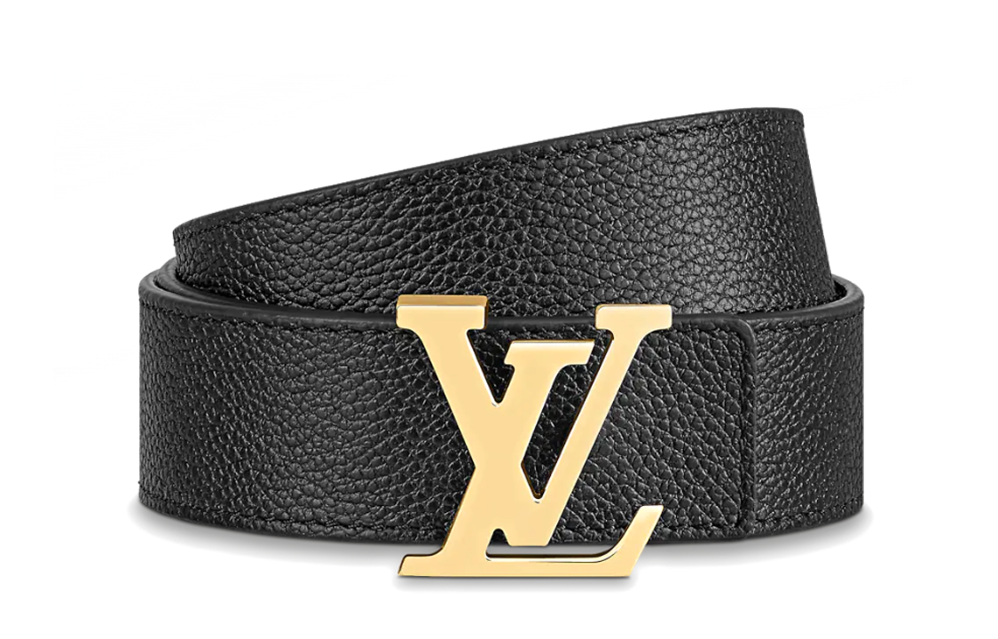 (Women) Louis Vuitton Monogram Canvas Smooth Buckle Belt Black 3CM Width M0565U 圖 3
