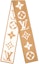 Buy (Women) Louis Vuitton Monogram Cashmere Knit Scarf for Women - Light Brown. m77856