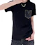 Purchase (W) 路易威登 Monogram 鏈條口袋短袖T恤 黑色 女款 1AGT07