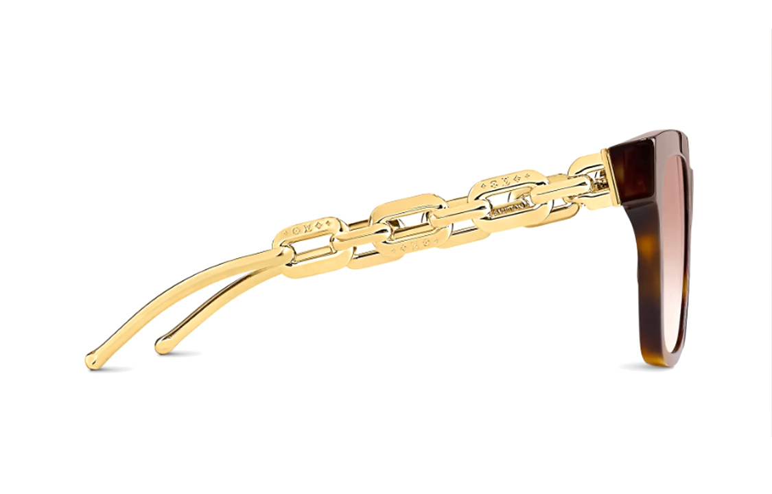 Purchase (Women) Louis Vuitton Monogram Engraved Square Sunglasses for Women Z1756E