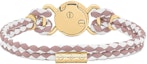 Lookbook (Women) LOUIS VUITTON Monogram Floral Leather Bracelet Pink/White for Women M8061E