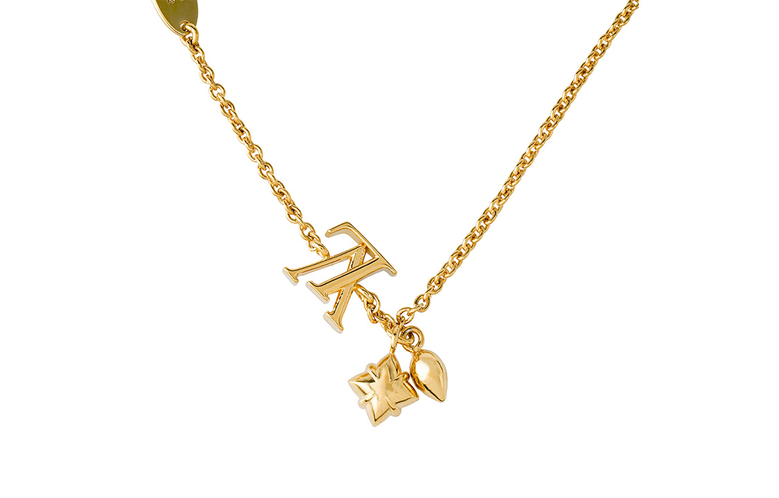 Shop (W) 루이비통 모노그램 플라워 리프 메탈 브레이슬릿 골드 여성용 M00801