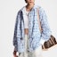 Shop (Women) LOUIS VUITTON Monogram Flower Tile FW23 Blue Zip Hoodie Jacket. 1ABQ56