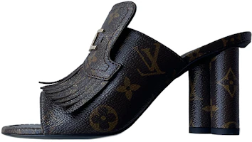 (Women) Louis Vuitton Monogram Fringe Pumps 'Brown' 1A96HG (Women) Louis Vuitton Monogram Fringe Pumps 'Brown' 1A96HG