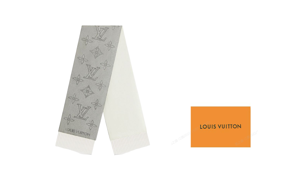 (Women) LOUIS VUITTON Monogram Fringe Scarf  Fashion Accessory. M77903 圖 4