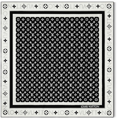 (W) LOUIS VUITTON Monogram Infinity Silk Scarf Hitam Aksesori Wanita. M79893 Order (W) LOUIS VUITTON Monogram Infinity Silk Scarf Hitam Aksesori Wanita. M79893