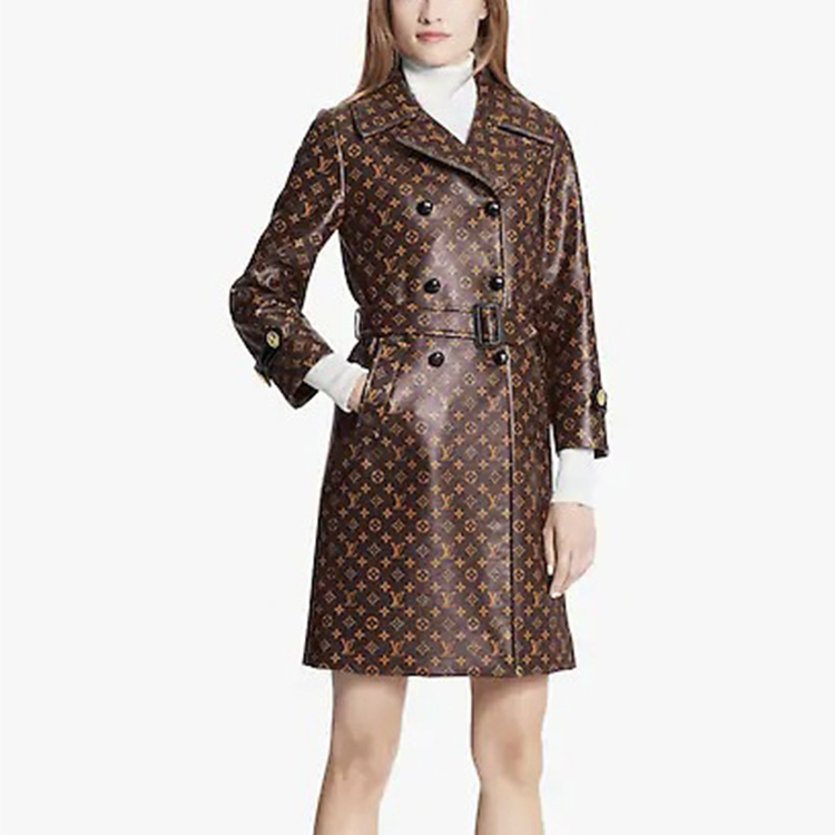 Lookbook (W) 루이비통 모노그램 레이스업 트렌치코트 브라운 1A8C4F